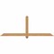 Ekena Millwork Eugene Smooth Timber Gable Bracket, Western Red Cedar, 72"W x 27"H x 3 1/2"D x 3 1/2"F, 9/12 Pitch GBW072X27X0404EUG00SWR - alternate 1